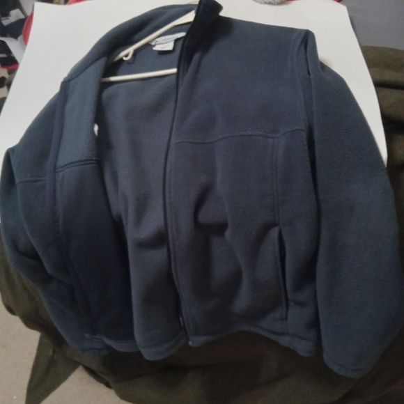 Columbia Sportwear Co. Men's Made in Vietnam Blue? Fully Zipped 1 L. Sweater - Picture 4 of 8
